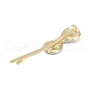 Bowknot Flower Alloy Hair Bobby Pin Sets AJEW-A056-01-4