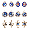 DIY Evil Eye Jewelry Making Finding Kit FIND-TA0002-62-1