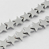 Non-magnetic Synthetic Hematite Beads Strands G-Q887-6x6mm-7-2