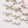 Alloy Enamel Pendants ENAM-N048-007C-2
