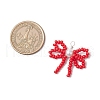 Handmade Glass Seed Beaded Pendants PALLOY-MZ00768-02-2