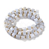 Natural Blue Lace Agate Beads Strands G-NH0036-01-3