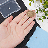 Unicraftale 4Pcs 2 Colors Rhodium Plated 925 Sterling Silver Charms STER-UN0001-11-3