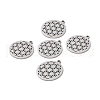 Non-Tarnish 201 Stainless Steel Sacred Geometry Pendants STAS-S105-JN899-1-3