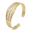 304 Stainless Steel Cuff Bangles BJEW-K267-04G-3