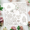 PET Hollow Out Drawing Painting Stencils DIY-WH0391-0490-3