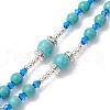 Synthetic Turquoise Necklaces NJEW-JN04651-5