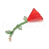 Flower Acrylic Big Pendants PALLOY-TA00239-5