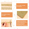 Polyester Braided Lace Ribbons OCOR-WH0060-73A-4