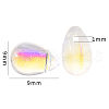 20Pcs Transparent Spray Painted Glass Charms GLAA-YW0001-03A-3
