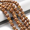 Dyed Natural Regalite/Imperial Jasper/Sea Sediment Jasper Beads Strands G-B124-C01-02-2
