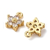 Brass Micro Pave Cubic Zirconia Pendants KK-I276-05G-03B-2