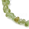Natural Peridot Anklets AJEW-AN00592-09-3