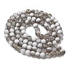 Crackle Glass Beads Strands X1-GLAA-U001-8mm-06-3