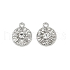 Alloy Rhinestone Pendants PALLOY-P311-03P-1