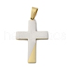 304 Stainless Steel Pendants STAS-G346-39GP-1