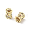 Brass Micro Pave Cubic Zirconia Beads KK-Z114-18G-2