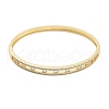 Rack Plating Brass Micro Pave Clear Cubic Zirconia Bangles for Women BJEW-G730-04G-2