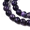 Dyed Natural White Jade Beads Strands G-T140-4mm-B11-4