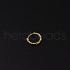 Brass Hoop Cartilage Earrings WG676EA-01-2