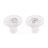 Silicone Ear Nuts SIL-L004-04S-01-2