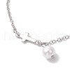 Brass Cable Chain Bracelets BJEW-JB11598-01-3