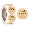 500Pcs Paper Thank You Sticker Rolls PW-WG50902-09-1