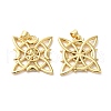 Rack Plating Brass Pendants KK-O142-23G-2