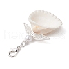 Angel Shell Pendant Decoration HJEW-JM02281-4
