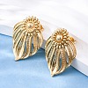 304 Stainless Steel Stud Earrings EJEW-Z098-08G-3