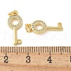 Brass Micro Pave Cubic Zirconia Pendants KK-K298-32G-3