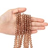 Crackle Glass Beads Strands CCG-Q001-8mm-07-4