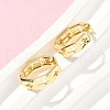 Hollow Cross Brass Hoop Earrings EJEW-Z102-41G-3