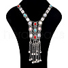 Alloy Resin Pendant Necklaces for Women FS-WG4C0A8-02-1