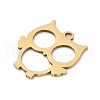201 Stainless Steel Pendants STAS-F316-31G-02-2