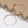 304 Stainless Steel Ring Hoop Earrings for Women EJEW-Q781-04G-1