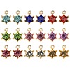 20Pcs 9 Color Alloy Rhinestone Pendants FIND-YW0003-86-1