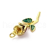 Brass Enamel Pendants KK-U066-23G-2