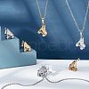 Unicraftale 8pcs 2 Colors 304 Stainless Steel Pendants STAS-UN0035-04-3