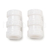 Opaque Acrylic European Beads SACR-L007-008B-1