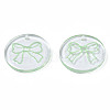 Transparent Resin Pendants RESI-N030-006E-3