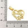 Rack Plating Brass Micro Pave Cubic Zirconia Pendants KK-B091-50B-G-3