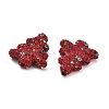 Christmas Tree Polymer Clay Rhinestone Beads CLAY-NH0001-14A-2