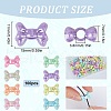 SUNNYCLUE 100Pcs Opaque Acrylic Beads SACR-SC0001-35-2