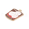 Western Cowboy Theme Alloy Enamel Pendants FIND-V001-04G-07-2