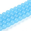 Imitation Jade Glass Beads Strands GLAA-T032-J10mm-04-1