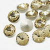 Pointed Back Glass Rhinestone Cabochons X-RGLA-T086-14mm-04-1