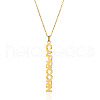 304 Stainless Steel Word Constellation Pendant Necklaces FS-WGAAB2A-05-2
