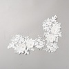 Polyester with Rhinestone Iron on/Sew On Patches PATC-WH20002-02B-1