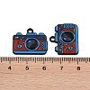 Alloy Enamel Pendants ENAM-R149-12C-EB-3